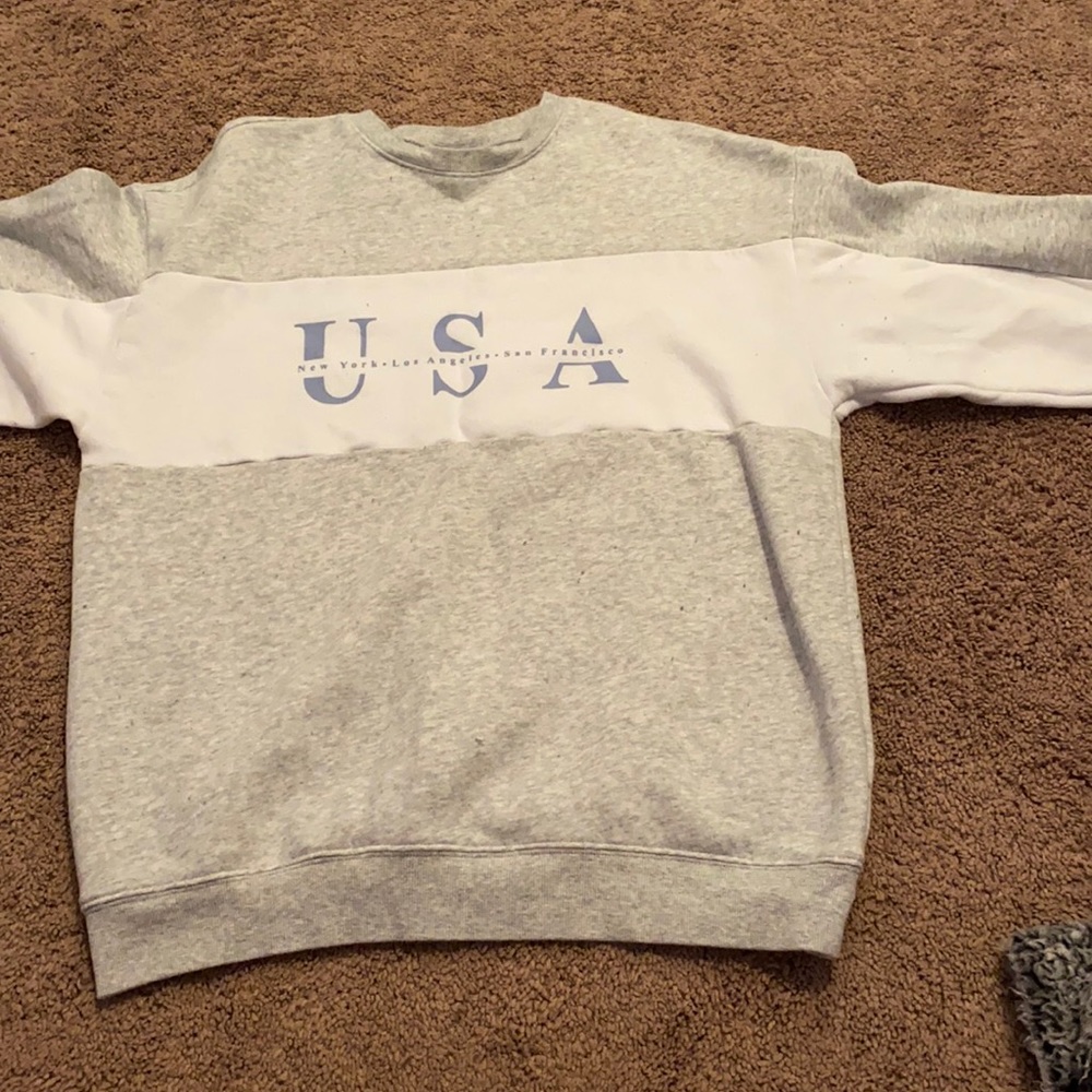 USA crew neck